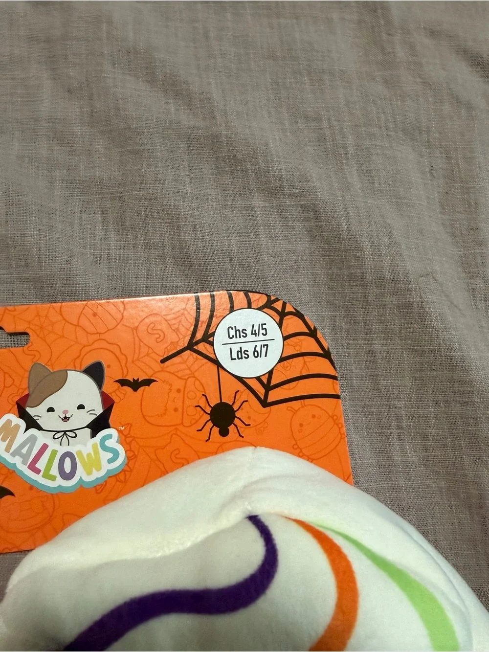 NWT Squishmallows Donella the Latte Halloween Slippers Kids Size 4/5 Ladies 6/7